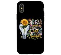 Break Your Limits And Outgrow Yourself Motivational Case for iPhone X/XS