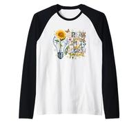 Break Your Limits and Outgrow Yourself Motivational Raglan Baseball Tee