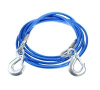 Breakaway Cable, Trailer Cara van Breakaway Break Away Cable with 2 Carabiners, Easy Quick Fit Break away Cable Carbine Threaded Hook Towing Cara van Trailer for Brake Safety Handbrake(COLOR:Blue)