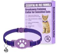 Breakaway Calming Collar for Sensitive Cats - Unscented Formula, No Essential Oils - The Safest and Most Comfortable Pheromone System - Lasts Up to 60 Days - by Kitty Kompass