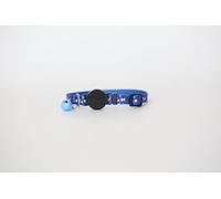Breakaway Cat Collars with Bells,Safety Buckle Kitten Collar,with Name Tag,Adjustable,fit Girl Cats Male Cats,Pet Supplies,Stuff,Accessories (Blue-5)