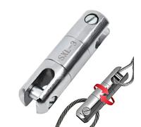 Breakaway Swivel Cable Pull | Multi-Purpose Heavy Duty Wire Pulling Swivel | Transparent Portable for Traction Machines, Tensioners | Cable Handling and Pulling Tool