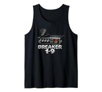 Breaker 1-9 CB Radio Trucker Vintage Citizens Band Driver Tank Top