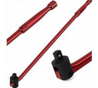 Breaker Bar 600mm Drive Steel Flexi Knuckle High Torque 500Nm Red