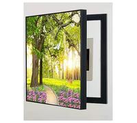 Breaker Box Cover Decorative 19.7x27.5 Inch, Wall Mounted Electrical Panel Cover Distribution Box Decorative Painting for Living Room, Bedroom, Office, Cafe(L,45x55cm/17.7x21.6in)