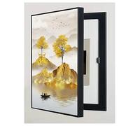Breaker Box Cover Decorative 19.7x27.5 Inch, Wall Mounted Electrical Panel Cover Distribution Box Decorative Painting for Living Room, Bedroom, Office, Cafe(J,45x55cm/17.7x21.6in)