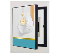 Breaker Box Cover Decorative 19.7x27.5 Inch, Wall Mounted Electrical Panel Cover Distribution Box Decorative Painting for Living Room, Bedroom, Office, Cafe(Q,45x55cm/17.7x21.6in)
