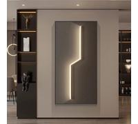 Breaker Box Cover Decorative, Electrical Panel Cover Decoration - Aluminum Frame, Hidden Wall-Mounted Living Room Decorative Painting, Various Styles Available(Brown-2,55 * 110cm/21.7 * 43.3in)