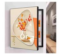 Breaker Box Cover Decorative Fuse Box Cover Cabinet Decorative Wall Mounted Electrical Panel Cover Cabinet With Ps Frame Decoration Hide Paintings(F,19.6inx27.5in/50 x 70 cm)