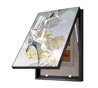 breaker box cover, Distribution box decorative box hidden painting drilling-free electrical panel decorative painting(A,45x35cm/17.7x13.8inch)