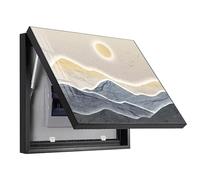 breaker box cover, Electric meter box decorative painting Electric meter box cover hidden distribution box cover wall painting(D,60x50cm/23.6x19.7inch)