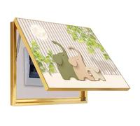 breaker box cover, Electric panel hidden painting electric meter box cover decorative painting switch box decorative protective cover(B,45x35cm/17.7x13.8inch)