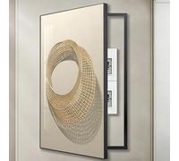 Breaker Box Cover Fuse Box Cover Hide Electrical Panel Cover Decoration Creative Hanging Picture Wall Mounted Decorative Painting Meter Switchs Boxs Living Room Office(L,60cm*100cm(23.6 * 39.3IN))