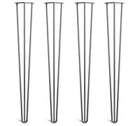 Breakfast Bar Hairpin Legs, 86cm, Black
