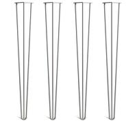 Breakfast Bar Hairpin Legs, 86cm, Steel (Clear Coat)