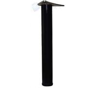 BREAKFAST BAR LEGS / TABLE WORKTOP DESKS - Black 710mm X 2