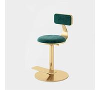 Breakfast Bar Stools, with Footrest And Base Swivel Bar Stools,Adjustable Height Bar Stools, Footrest Backrest Pub Bar Stool, for Counter Bar Pub And Kitchen,gray A,80cm interesting (Green 60cm)