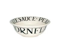 Breakfast Bowl: 16Cm Cereal Bowl Emma Bridgewater Black Toast, Ceramic