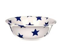 Breakfast Bowl: 16Cm Cereal Bowl Emma Bridgewater Blue Star, Ceramic
