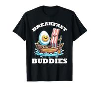 Breakfast Buddies Boat Egg & Bacon T-Shirt