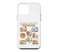 Breakfast Buddies Cute Kawaii Breakfast Food Friends Cartoon Case for iPhone 12 mini