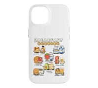 Breakfast Buddies Cute Kawaii Breakfast Food Friends Cartoon Case for iPhone 14