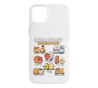 Breakfast Buddies Cute Kawaii Breakfast Food Friends Cartoon Case for iPhone 14 Plus