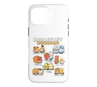 Breakfast Buddies Cute Kawaii Breakfast Food Friends Cartoon Case for iPhone 16 Pro Max
