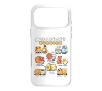 Breakfast Buddies Cute Kawaii Breakfast Food Friends Cartoon Case for iPhone 17 Pro Max