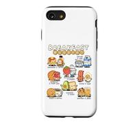Breakfast Buddies Cute Kawaii Breakfast Food Friends Cartoon Case for iPhone SE (2020) / 7/8