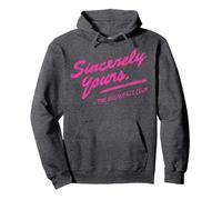 Breakfast Club Sincerely Yours Painted Pullover Hoodie, Adult Unisex, Dark Heather Grey, XX-Large