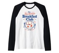 Breakfast Club Slow Mornings Brunch Lover Eggs Toast Raglan Baseball Tee
