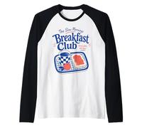 Breakfast Club Slow Mornings Coffee Toast Brunch Raglan Baseball Tee