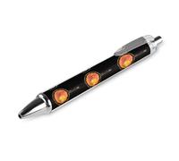 Breakfast Egg Meat Retractable Ballpoint Pen 0.5mm Fine Point Black Ink Pens Office Supplies for Teacher Nurse
