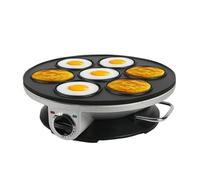 Breakfast Eggs Hamburger Machine Electric Red Beans Paste Cake Pie Maker Dorayaki Crepe Oven Pancake Steak Omelette Frying Pan Easy To Clean(Seven holes)