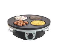 Breakfast Eggs Hamburger Machine Electric Red Beans Paste Cake Pie Maker Dorayaki Crepe Oven Pancake Steak Omelette Frying Pan Easy To Clean(Four holes)