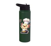 Breakfast Fry Axolotl Cook Stainless Steel Insulated Water Bottle