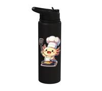 Breakfast Fry Axolotl Cook Stainless Steel Insulated Water Bottle