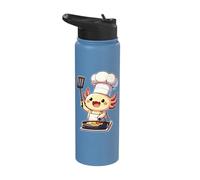 Breakfast Fry Axolotl Cook Stainless Steel Insulated Water Bottle