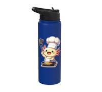 Breakfast Fry Axolotl Cook Stainless Steel Insulated Water Bottle