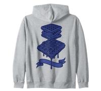 Breakfast Funny Brunch Coffee Pancake Bacon Food Zip Hoodie