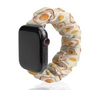 Breakfast Items Eggs And Toast Cute Watch Band Scrunchies Compatible with IWatch 38mm 40mm 42mm 44mm Elastic Strap