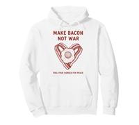 Breakfast Make Bacon Not War Hunger Peace Pullover Hoodie