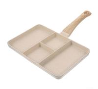 Breakfast Pan 37x27cm for Eggs Sausages Breakfast Pan 37x27cm(White)
