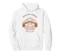 Breakfast Pancake Maker Sweet Start Funny Brunch Pullover Hoodie