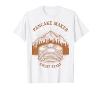 Breakfast Pancake Maker Sweet Start Funny Brunch T-Shirt