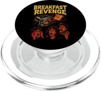 Breakfast Revenge Toaster Monster Horror Art PopSockets PopGrip for MagSafe