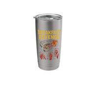 Breakfast Revenge Toaster Monster Horror Art Stainless Steel Insulated Tumbler