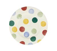 Breakfast/salad Plate: 1 X 21.5Cm Emma Bridgewater Breakfast/salad Plate Big Polka Dot, Ceramic