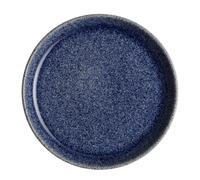Breakfast/Salad Plate: 1 x 21cm Denby Studio Blue Cobalt Coupe Medium Stoneware